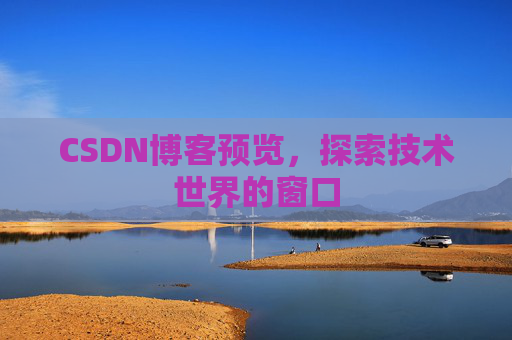 CSDN博客预览，探索技术世界的窗口